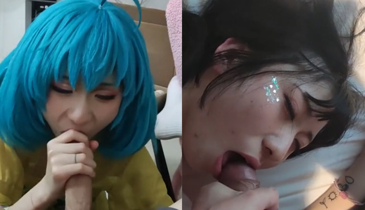 漫展19歲清純JK學生妹 酒後被男友大粗屌後入 嫩穴緊裹帶出大量淫水 口射滿嘴吞精 反差拉滿到極致！ 1