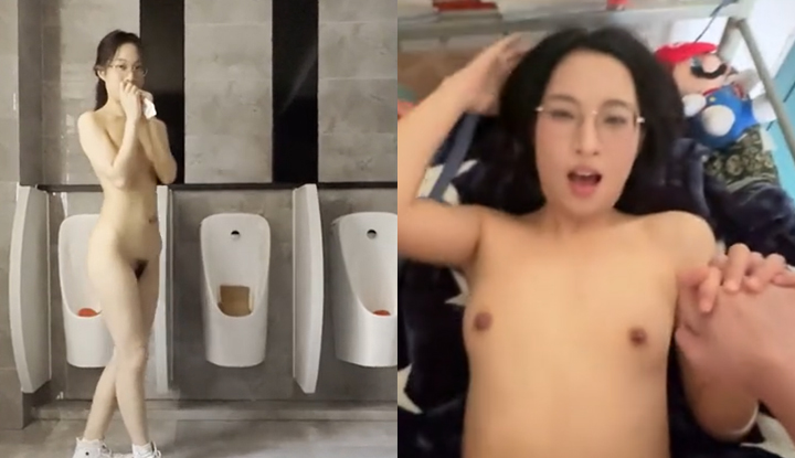 吉林高顏值學生妹 張語桐 被金主包養開發調教 男廁露出宿舍交歡 全程激情滿滿！ 1